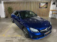 Usado Mercedes C200 160 CV (117 kW) 2019 Azul Berlina