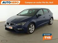 Usado Seat Leon FR 131 CV (96 kW) 2019 Azul Berlina