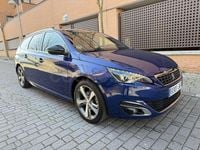 Usado Peugeot 308 SW GT-line 130 CV (95 kW) 2016 Azul Familiar
