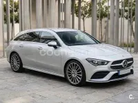 Usado Mercedes CLA200 Shooting Brake 150 CV (110 kW) 2020 Gris / plata Familiar