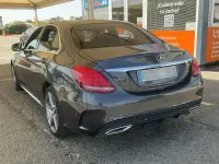 Usado Mercedes C220 AMG line 170 CV (125 kW) 2015 Gris / plata Berlina