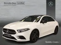 Usado Mercedes A180 AMG line 136 CV (100 kW) 2021 Blanco polar  pintura unicolor Berlina