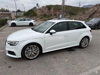Usado Audi A3 S-Line 116 CV (85 kW) 2018 Blanco Berlina