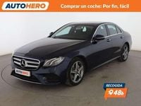 Usado Mercedes E220 AMG line 196 CV (144 kW) 2019 Azul Berlina
