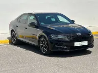 Usado Skoda Superb SportLine 150 CV (110 kW) 2023 Negro Berlina