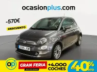 Usado Fiat 500 Lounge 69 CV (50 kW) 2016 Gris Utilitario