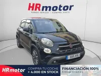 Usado Fiat 500L Cross 105 CV (77 kW) 2018 Negro Monovolumen
