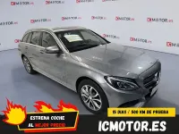 Usado Mercedes C350e Avantgarde 279 CV (205 kW) 2016 Gris / plata Familiar