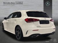 Usado Mercedes A180 AMG line 116 CV (85 kW) 2022 Blanco polar