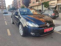 Usado VW Golf Cabriolet 160 CV (117 kW) 2011 Negro Descapotable