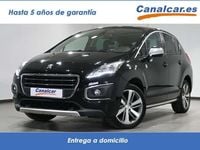 Usado Peugeot 3008 Access 120 CV (88 kW) 2015 Negro Familiar