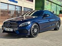 Usado Mercedes C300 AMG 245 CV (180 kW) 2018 Azul Coupe