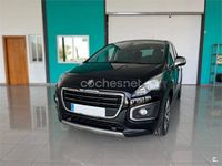 Usado Peugeot 3008 Allure 120 CV (88 kW) 2015 Negro Familiar