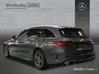 Usado Mercedes C300e AMG line 313 CV (230 kW) 2024 Gris selenita Familiar