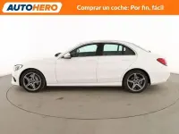 Usado Mercedes C220 AMG line 170 CV (125 kW) 2017 Blanco Berlina