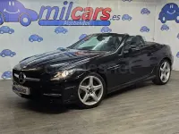Usado Mercedes SLK200 184 CV (135 kW) 2015 Negro Descapotable