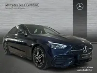 Usado Mercedes C200 AMG line 204 CV (150 kW) 2022 Azul Berlina