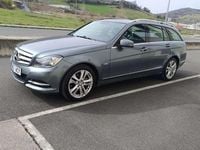 Usado Mercedes C220 170 CV (125 kW) 2012 Plateado Familiar