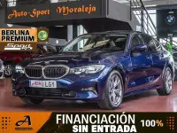 Begagnad BMW 318 Sport Line 150 HK (110 kW) 2020 Blå Sedan