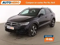 Usado VW T-Roc R-line 150 CV (110 kW) 2022 Negro SUV