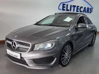Usado Mercedes CLA200 AMG line 136 CV (100 kW) 2015 Gris Coupe