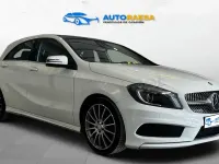 Usado Mercedes A180 AMG line 109 CV (80 kW) 2015 Blanco Utilitario