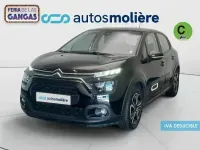 Usado Citroën C3 PureTech 83 CV (61 kW) 2024 Negro Berlina