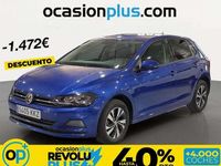 Usado VW Polo Advance 95 CV (69 kW) 2018 Azul Utilitario