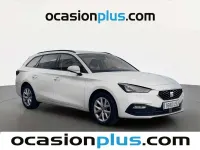 Usado Seat Leon ST Style 116 CV (85 kW) 2021 Blanco Familiar