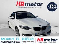 Usado BMW 218 Advantage 151 CV (111 kW) 2016 Blanco Descapotable