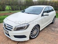 Usado Mercedes A180 AMG line 109 CV (80 kW) 2014 Blanco Berlina