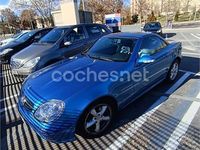 Usado Mercedes SLK200 163 CV (119 kW) 2001 Azul Descapotable