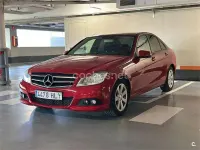 Usado Mercedes C180 Edition 120 CV (88 kW) 2012 Rojo Berlina