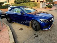 Usado Mercedes C220 170 CV (125 kW) 2018 Azul Descapotable