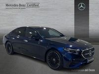 Usado Mercedes E220 AMG line 197 CV (144 kW) 2024 Azul Berlina