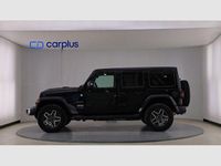Usado Jeep Wrangler Unlimited Sahara 381 CV (280 kW) 2022 Negro brillante (sólido) SUV