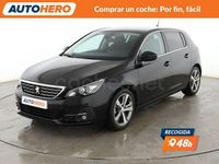 Usado Peugeot 308 Allure 130 CV (95 kW) 2019 Negro Berlina