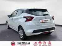 Käytetty Nissan Micra Acenta 90 HP (66 kW) 2018 Valkoinen Viistoperä