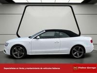 Usado Audi A5 S-Line 204 CV (150 kW) 2014 Blanco Descapotable