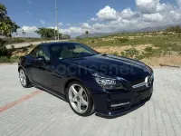 Usado Mercedes SLK200 184 CV (135 kW) 2012 Azul Descapotable