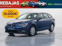 Usado Seat Leon ST Style 150 CV (110 kW) 2016 Azul Familiar