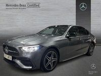 Usado Mercedes C300e AMG line 313 CV (230 kW) 2024 Gris selenita Berlina