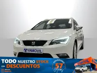 Usado Seat Leon Style 105 CV (77 kW) 2015 Blanco Familiar
