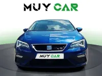 Usado Seat Leon FR 131 CV (96 kW) 2019 Azul Utilitario
