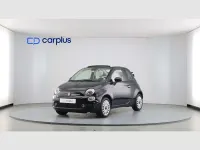 Usado Fiat 500C Lounge 69 CV (50 kW) 2019 Negro Descapotable