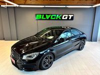 Usado Mercedes CLA220 AMG line 170 CV (125 kW) 2013 Negro Berlina