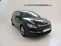 Usado Peugeot 308 SW Style 120 CV (88 kW) 2017 Negro Familiar