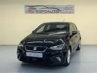 Usado Seat Ibiza FR 110 CV (80 kW) 2022 Negro Utilitario