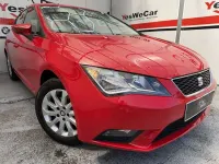 Usado Seat Leon Style 110 CV (80 kW) 2016 Rojo Utilitario