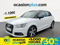 Usado Audi A1 S-Line 95 CV (69 kW) 2018 Blanco